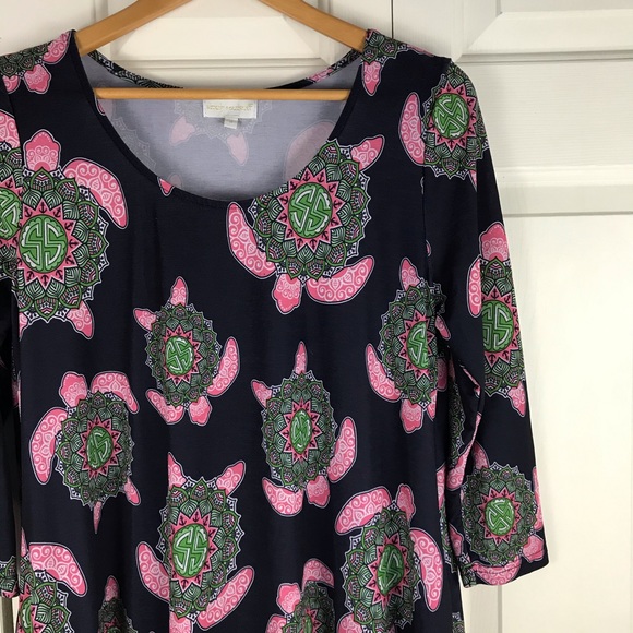 Simply Southern | Dresses | Simply Southern Turtle Print Dress Size ...